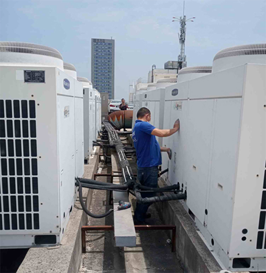 汾西中央空调制热和不制冷系统维修方法